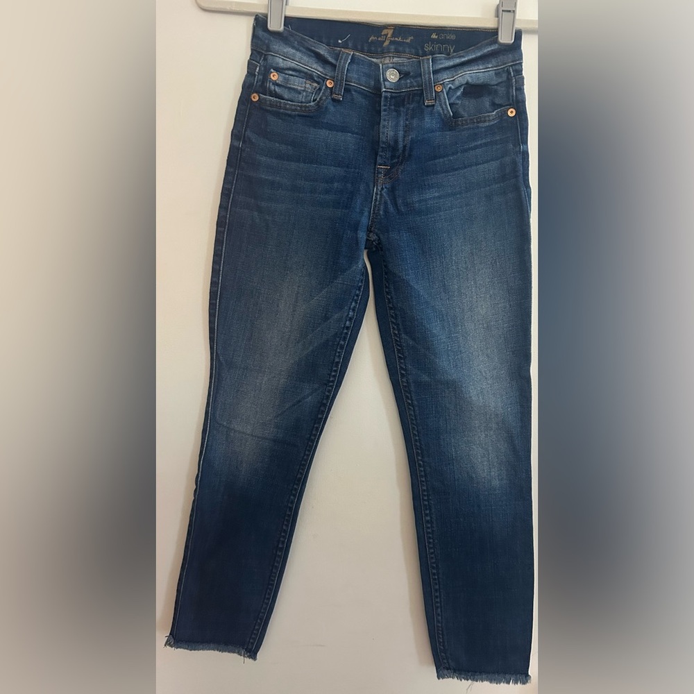 7 For All Mankind Skinny Ankle Denim